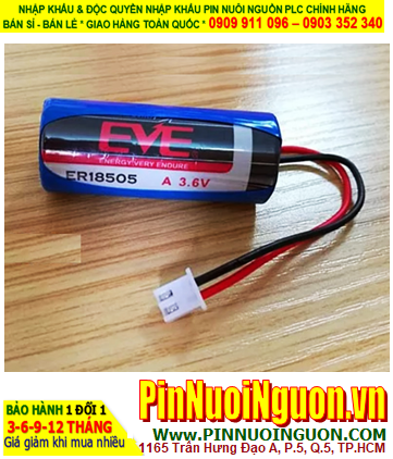 EVE ER18505M (ZẮC CẮM), Pin nuôi nguồn PLC EVE ER18505 lithium 3.6V 3650mAh chính hãng