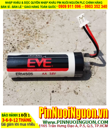 Pin ER14505 _Pin EVE ER14505; Pin nuôi nguồn EVE ER14505 lithium 3.6v AA 2600mAh (zắc cắm trắng)