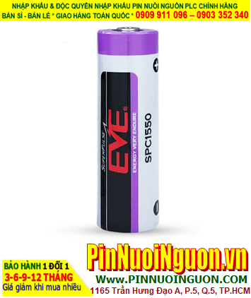 EVE SPC1550, Pin tụ điện siêu xung EVE Super Pulse Lithium SPC1550 Ion Lithium chính hãng