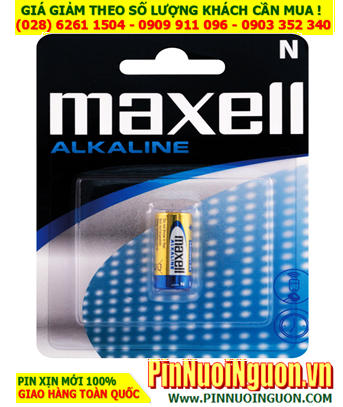 Maxell LR1, 910A _Pin N Maxell LR1, 910A Alkaline 1.5v chính hãng _Pin size N (Loại Vỉ 1 viên)