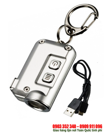 NItecore TINI White, Đèn pin móc khóa siêu sáng NItecore TINI White bóng CREE XP-G2 S3 cổng sạc USB chính hãng