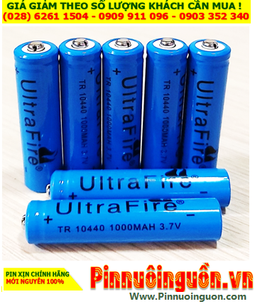Ultrafire TR10440, Pin sạc AAA 10440 Lithium 3.7v Ultrafire TR10440 (AAA dòng 1000mAh 3.7v)