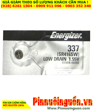 Energizer SR416SW _Pin 337; Pin đồng hồ 1.55v Silver Oxide Energizer SR416SW _Pin 337