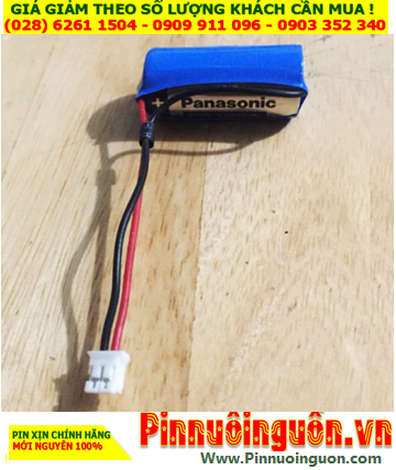 Panasonic CR123A; Pin nuôi nguồn Panasonic CR123A 2/3A 1550mAh (zắc cắm)_Xuất xứ Indonesia