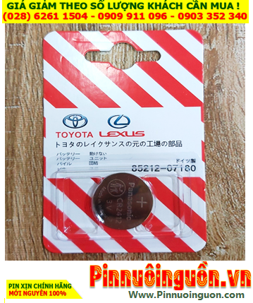 Toyota CR2412; Pin Remote Ôtô Toyota CR2412 lithium 3v |Giá cho Vỉ 1viên