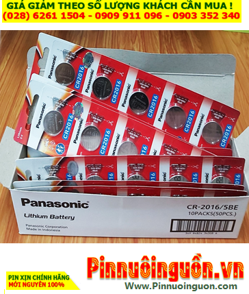 COMBO 1HỘP 100viên Pin Panasonic CR2016 lithium 3v chính hãng _Giá chỉ 1.160.000đ/100viên