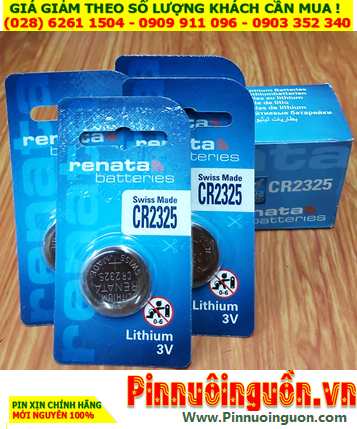COMBO 1 Hộp (10vỉ) Pin 3v lithium Renata CR2325 (Loại vỉ 1 viên) _Giá chỉ 1.098.000/Hộp