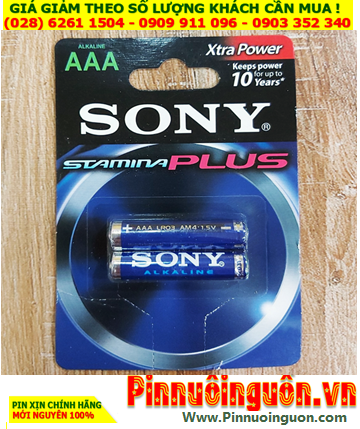 Sony AM4 LR03, Pin 1.5v Alkaline Plus Sony AM4 LR03 / Extra Power chính hãng (Vỉ 2viên)