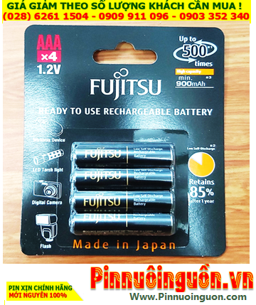 Fujitsu HR-4UTHCEX(4B) _Pin sạc 1.2v AAA900mAh Fujitsu HR-4UTHCEX(4B) _Made in Japan (Vỉ 4viên)