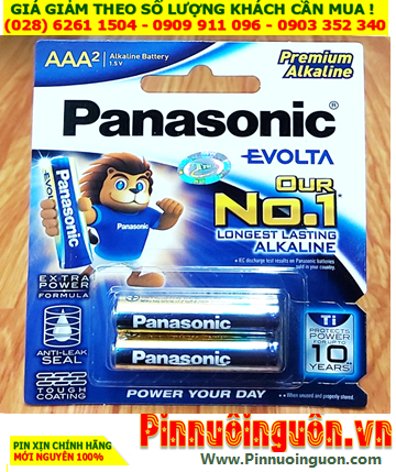 Panasonic LR03EG/2B; Pin AAA 1.5v Panasonic Evolta LR03EG/2B Made in ThaiLand