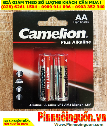 Camelion Plus LR6 AM3; Pin AA 1.5v Alkaline Camelion Plus LR6-AM3 Mignon chính hãng _Vỉ 2viên