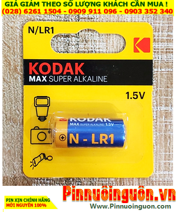 KODAK E90,LR1, SUM5, AM5; Pin N Alkaline 1.5v KODAK E90,LR1, SUM5, AM5 chính hãng /Vỉ 1viên