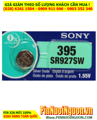 Sony SR927SW _Pin 395; Pin đồng hồ 1.55v Silver Oxide Sony SR927SW _Pin 395/399