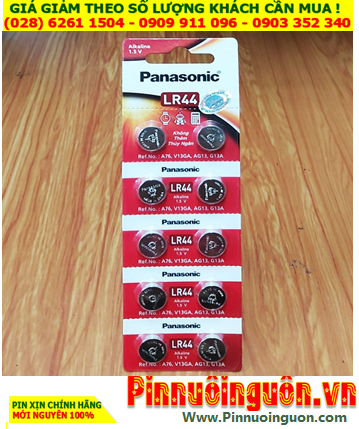 COMBO vỉ 10viên Pin Panasonic LR44, A76, AG13 _Giá chỉ 59.000vnd/ Vỉ 10viên