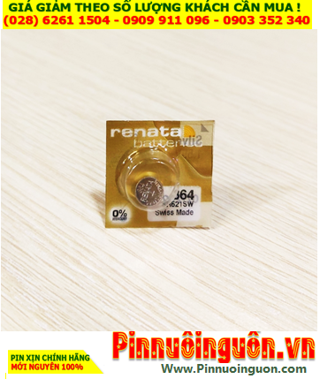 Renata 364 _Pin SR621SW, Pin đồng hồ 1.55v Silver OXide Renata premium 364 _Pin SR621SW