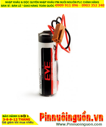 Pin ER14505 _Pin EVE ER14505; Pin nuôi nguồn EVE ER14505 lithium 3.6v AA 2600mAh (Dây Zắc cắm)