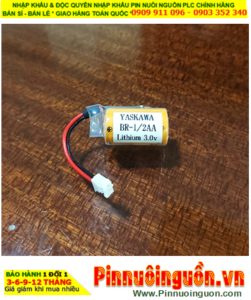 Yaskawa BR-1/2AA, Pin nuôi nguồn PLC Yaskawa BR-1/2AA lithium 3V chính hãng /Xuất xứ NHẬT