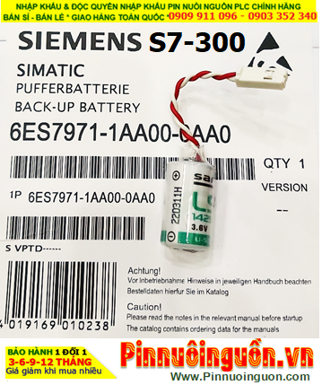 Pin 6ES7971-1AA00-0AA0; Pin nuôi nguồn Siemens 6ES7971-1AA00-0AA0 lithium 3v _Xuất xứ PHÁP