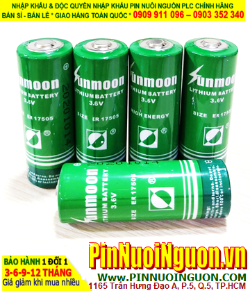 Sunmoon ER17505; Pin nuôi nguồn PLC Sunmoon ER17505 ER17505 LI/SOCl₂ BOBBIN 3.6v 3600mAh chính hãng