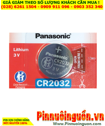 Panasonic CR2032; Pin 3v lithium Panasonic CR2032 chính hãng (MẪU MỚI)