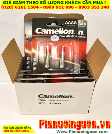 COMBO 01HỘP 12vỉ Pin AAAA Camelion LR8D425-BP2  Alkaline 1.5v _Giá chỉ 456.000/Hộp 12vỉ