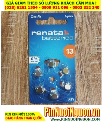 Renata PR48 _Renata 13, Pin máy trợ thính Renata PR48 _Renata 13 (1.45v 305mAh) _Xuất xứ Đức