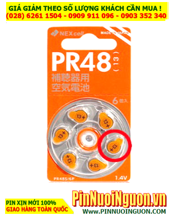 Pin máy trợ thính NEXCELL PR48, A13 - Pin máy điếc PR48, A13 chính hãng Made in Japan |HẾT HÀNG