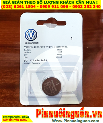 Volkswagen CR2032, Pin Remote Ôtô Volkswagen CR2032 lithium 3v chính hãng /Vỉ 1viên