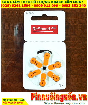 Pin máy trợ thính ReSound PR48, Pin số 13 _Pin máy điếc ReSound PR48/13 chính hãng /X.xứ Đức (Germany)