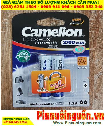 Pin sạc Máy đo huyết áp tiểu đường Camelion NH-AA2700LBP2 (AA2700mAh)