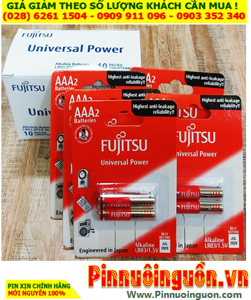 COMBO 1HỘP 10vỉ =20viên Pin AAA Fujitsu LR03-FU-W alkaline 1.5v chính hãng _Giá chỉ 229.000đ/ HỘP 20viên