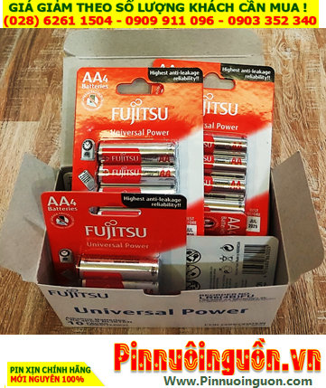 COMBO 1HỘP 10vỉ =40viên Pin AA 1.5v Alkaline Fujitsu LR6-FU-W chính hãng _Giá 419.000đ/HỘP 40viên