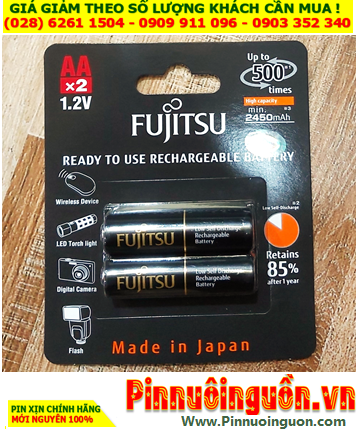 Fujitsu HR-3UTHCEX(2B); Pin sạc AA 2450mAh 1.2v Fujitsu HR-3UTHCEX(2B) /Xuất xứ NHẬT _Vỉ 2viên