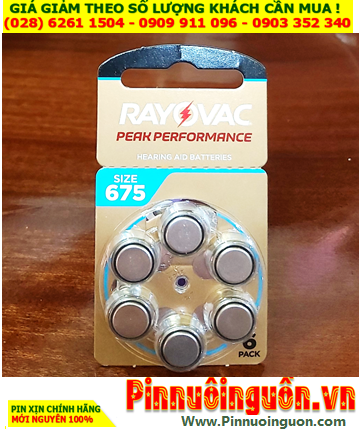 Pin máy trợ thính Rayovac PR44 /Pin 675, Pin máy điếc Rayovac PR44 /Pin 675 chính hãng _Xuất xứ ANH