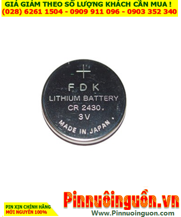 Pin CR2430 _Pin FDK CR2430: Pin 3v lithium FDK CR2430 chính hãng