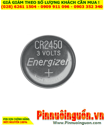 Energizer CR2450; Pin 3v lithium Energizer CR2450 _Made in Indonesia