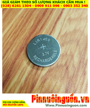 Pin LIR1220 _Pin LIR1220, Pin sạc 3.6v Lithium Li-ion LIR1220 (1-2mmx2.0mm) chính hãng