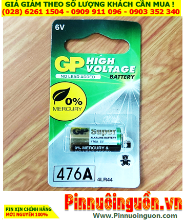 GP476A _Pin Alkaline 6v GP 4LR44,A544,476A (Pin đo sáng máy ảnh) chính hãng /Loại Vỉ 1viên