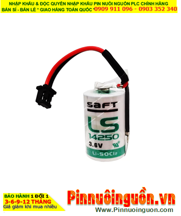 Saft LS14250; Pin nuôi nguồn PLC Saft LS14250 3.6v 1/2AA 1200mAh chính hãng  _Made in France