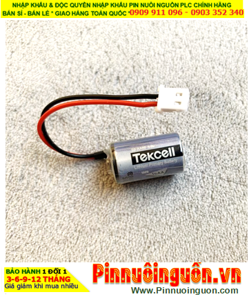 Tekcell SB-AA02; Pin nuôi nguồn PLC Tekcell SB-AA02 lithium 3.6v 1/2AA 1200mAh _Xuất xứ Hàn Quốc