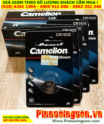 COMBO mua 01hộp 10vỉ=10viên Pin 3v Lithium Camelion CR1632 chính hãng _Giá chỉ 219.000/HỘP
