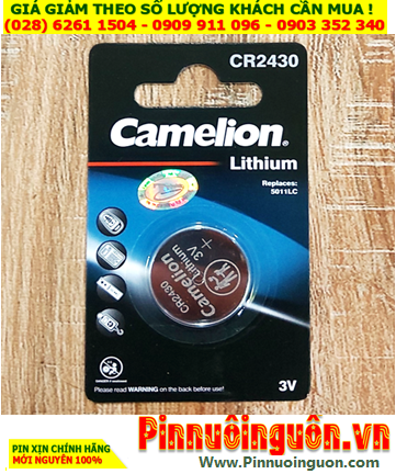 Pin CR2430 _Pin Camelion CR2430; Pin 3v lithium Camelion CR2430 /Loại vỉ 1 viên