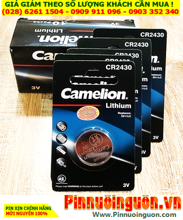 COMBO 1HỘP 10vỉ Pin Camelion CR2430 lithium 3v _Giá chỉ 229.000/HỘP 10vỉ