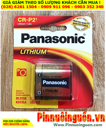 Panasonic CR-P2PA/1B, Pin 6v lithium Panasonic CR-P2, 2CP4036 /Xuất xứ Mỹ (USA) |TẠM HẾT HÀNG