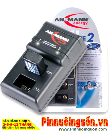 Ansman Powerline 2; Máy sạc pin 9v Ansman Powerline 2 (với 02 rảnh sạc, mỗi lần sạc được 1 đến 2 pin 9v)