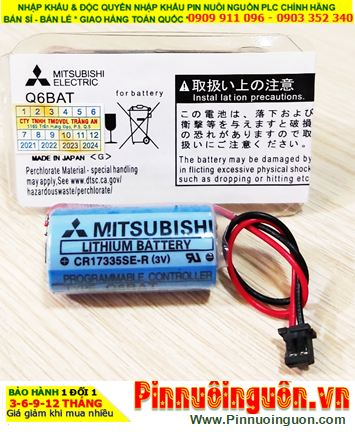 Mitsubishi CR17335SE-R; Pin nuôi nguồn Mitsubishi CR17335SE-R 2/3A 1800mAh
