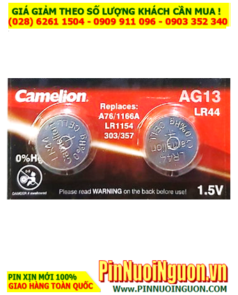 Pin xe đồ chơi Trẻ em Pin AG13 LR44 A76; Pin cúc áo 1.5v Alkaline Camelion AG13-LR44-A76