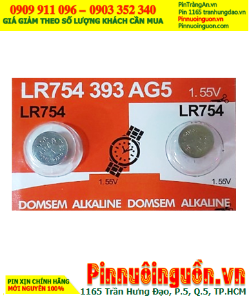 Domsem AG5, LR754, 393 _Pin 1.5v alkaline Domsem AG5, LR754 chính hãng
