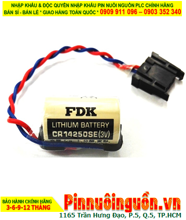 FDK CR14250SE; Pin nuôi nguồn PLC FDK CR14250SE 1/2AA 900mAh _Made in Japan