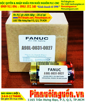 Fanuc A98L-0031-0027; Pin nuôi nguồn FANUC A98L-0031-0027 Alkaline 1.5v chính hãng /Xuất xứ BỈ
